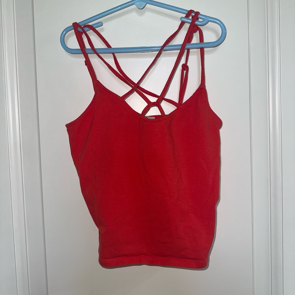 Express tank, red, XS